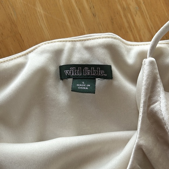 Champagne/Light Gold Party Dress - Picture 2 of 2